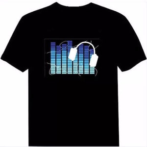 Groove Train Sound-Activated LED T-shirts (11 Different Designs)