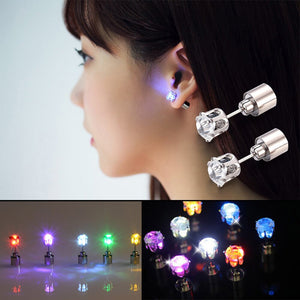 LED Stud Earrings for Festivals, Clubs, and More