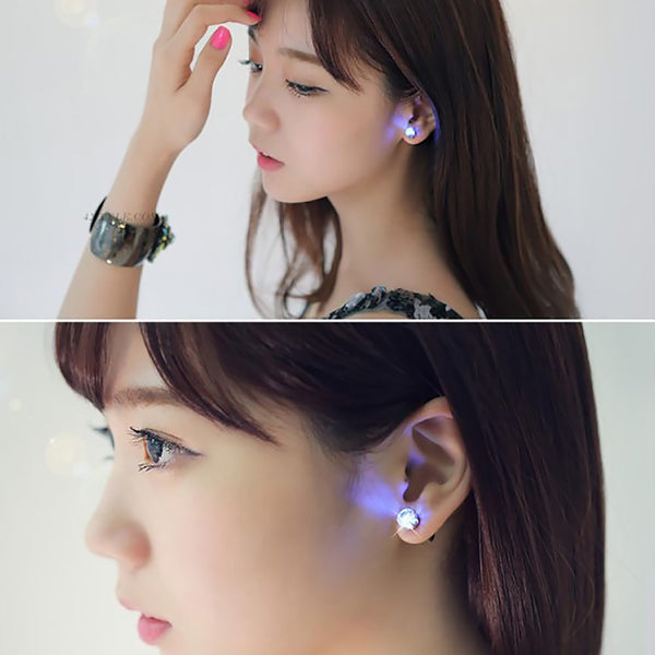 LED Stud Earrings for Festivals, Clubs, and More