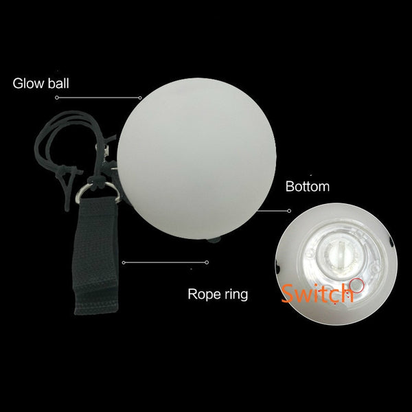 LED Poi Balls - 1 Pair