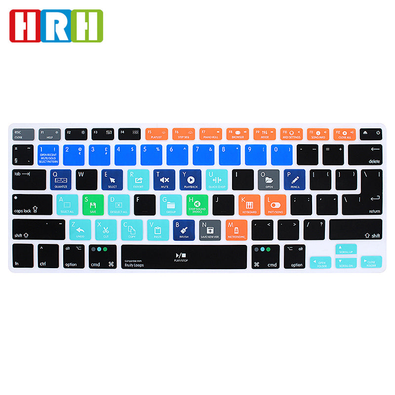 FL Studio Shortcut Keyboard Cover for MacBook