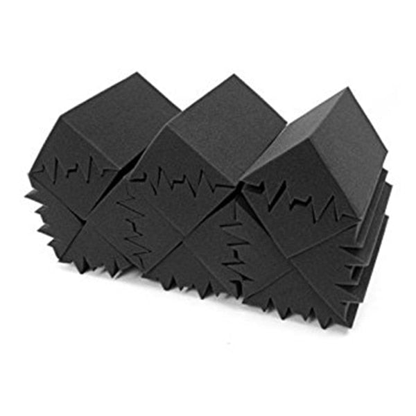 8-Pack Studio Wall Corner Soundproofing Acoustic Insulation Foam