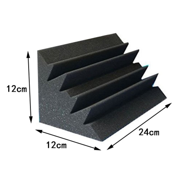 8-Pack Studio Wall Corner Soundproofing Acoustic Insulation Foam