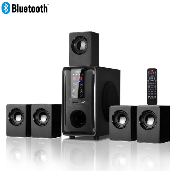 Powerful 5.1 Bluetooth Home Theater Sound System with Dolby Pro Logic Surround Sound