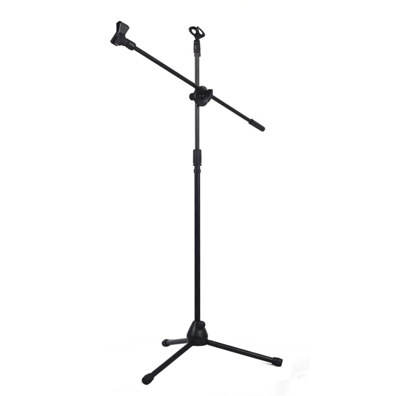 Professional Floor Microphone Stand with Boom Attachment