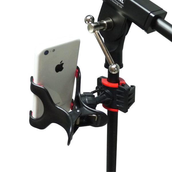 Universal Phone Holder for Microphone Stands