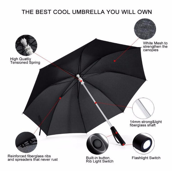 Lightsaber Umbrella with Flashlight