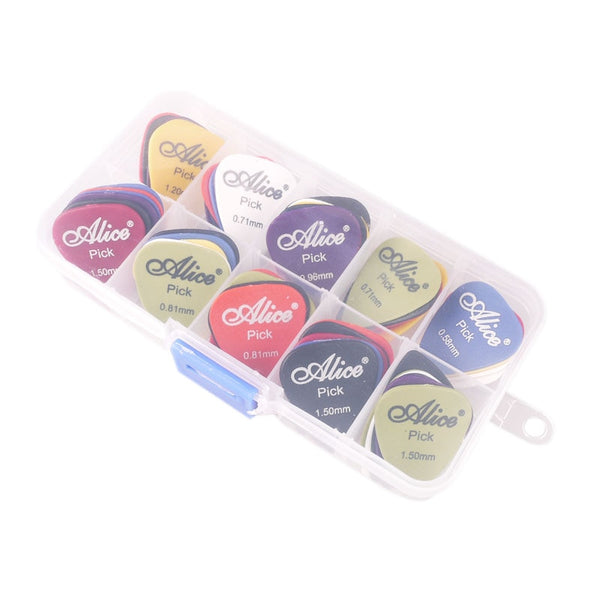 Guitar Pick Storage Case + 60 Picks