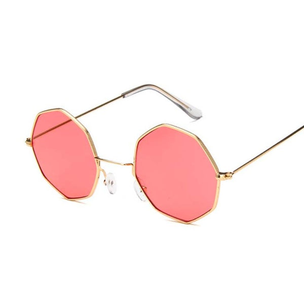 Retro Octagonal Sun Glasses