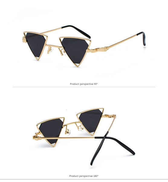 Steampunk Triangular Sunglasses