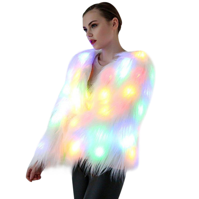 Rainbow LED Coat