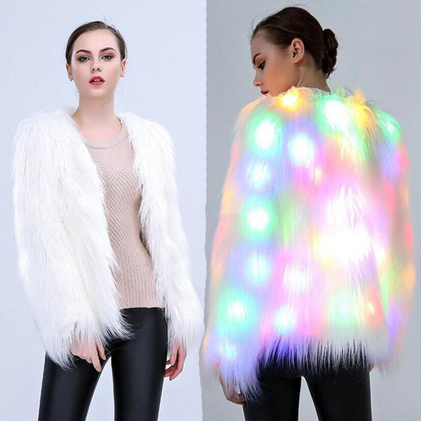 Rainbow LED Coat