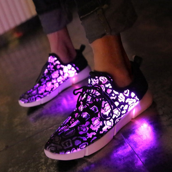 LED Fiber Optic Shoes