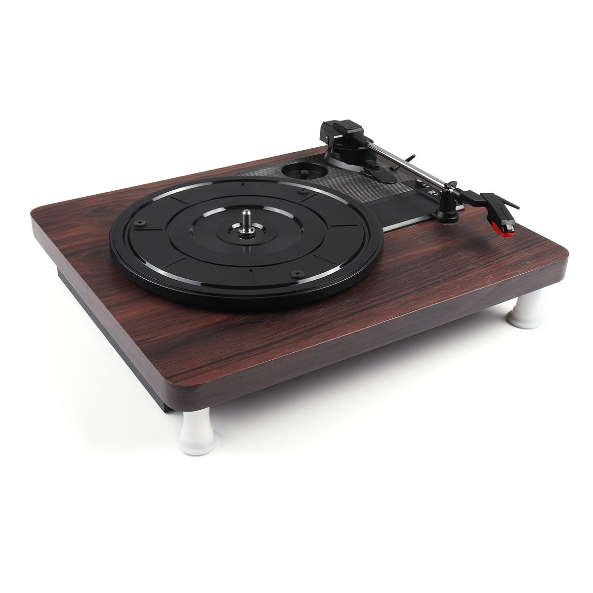 Klimatiske bjerge undulate melodrama Modern Class Vinyl Record Player by Groove Train (33, 45, 78 RPM) Classy  Wood Finish Home Audio Vinyl Music Player for Records