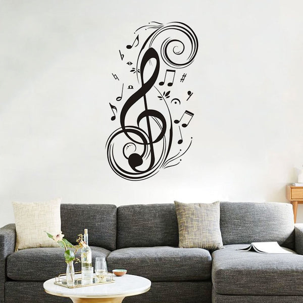 Treble-Clef Vinyl Wall Sticker