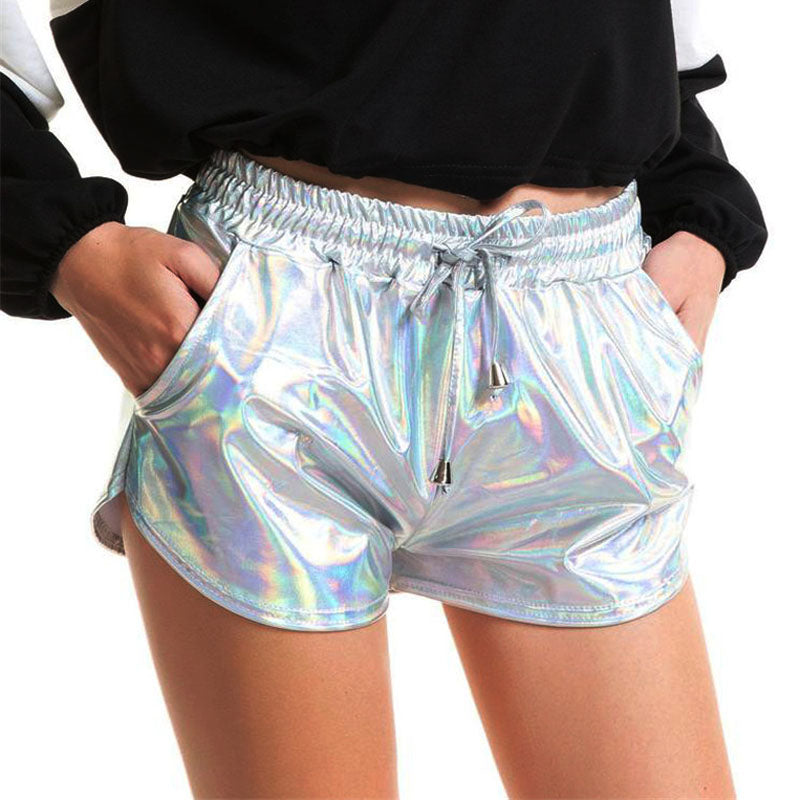 Metallic Booty Shorts