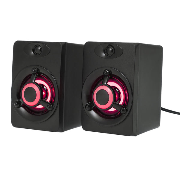 "Glow Flow" LED Color-Controlled USB Speakers by Groove Train