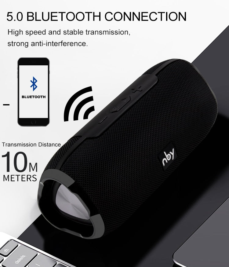Best Clear Sound Bluetooth Speaker "NBY" Portable Surround Sound Bluetooth Speaker Powerful Deep Bass