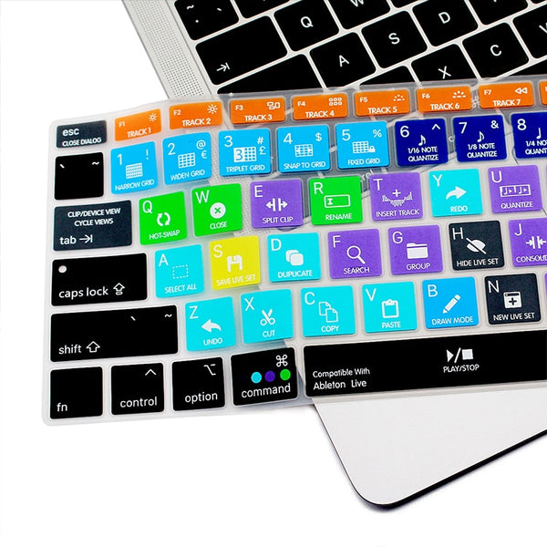 Ableton Live Shortcut Keyboard Cover for MacBook